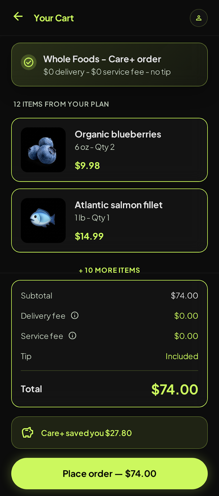 Your cart